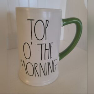 Rae Dunn "Top O' The Morning" Mug
